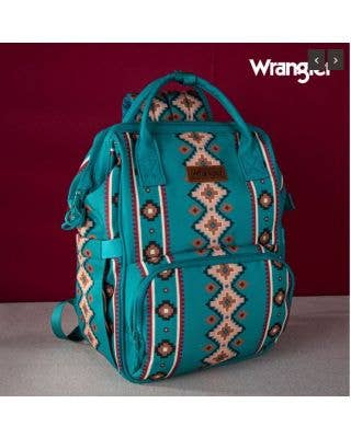 Wrangler Aztec Multi Function Backpack: Red