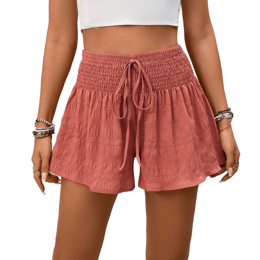 Women High Waist Ruffle Skort