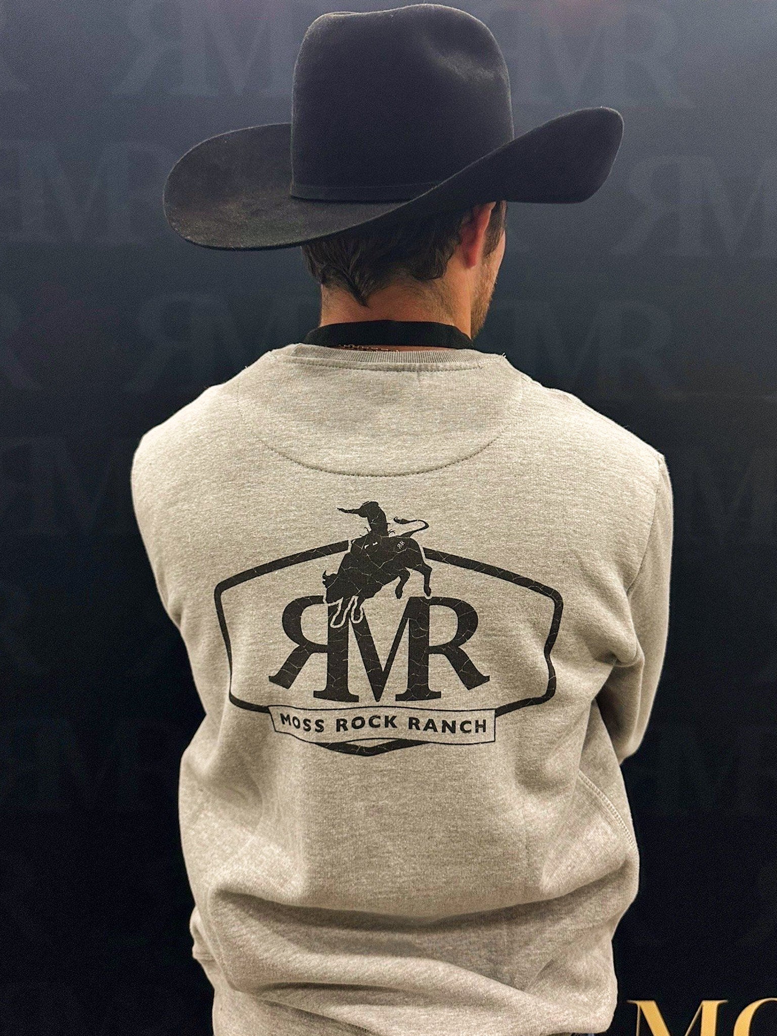 Bucking Bull Crewneck: Grey