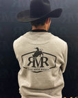 Bucking Bull Crewneck: Grey