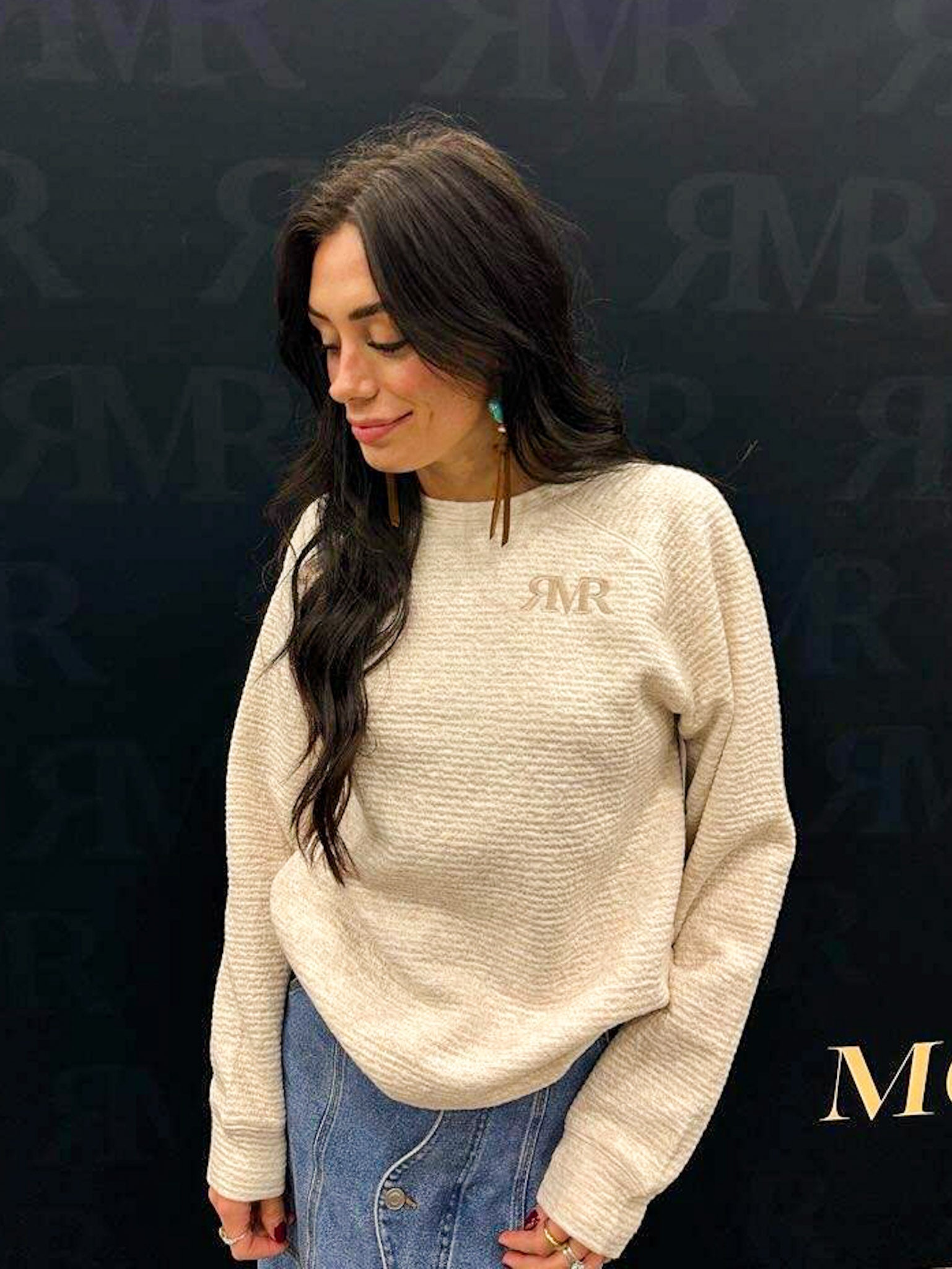 Moss Rock Luxury Ranch Crewneck