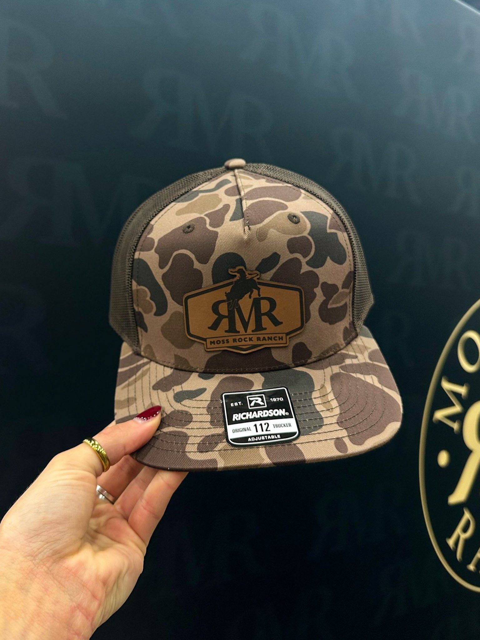 Bucking Bull Hat: Duck Camo