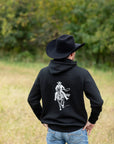 Cowboy Bones Hoodie: Black