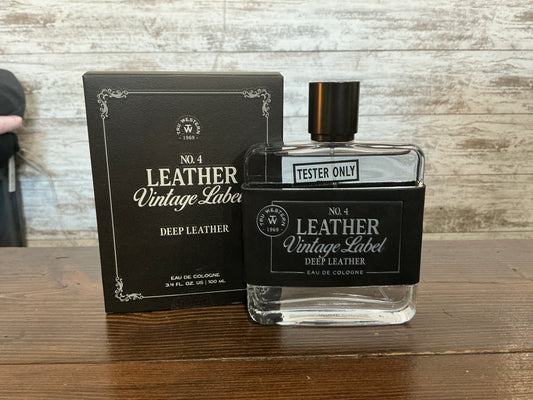 Leather Vintage Label No.4