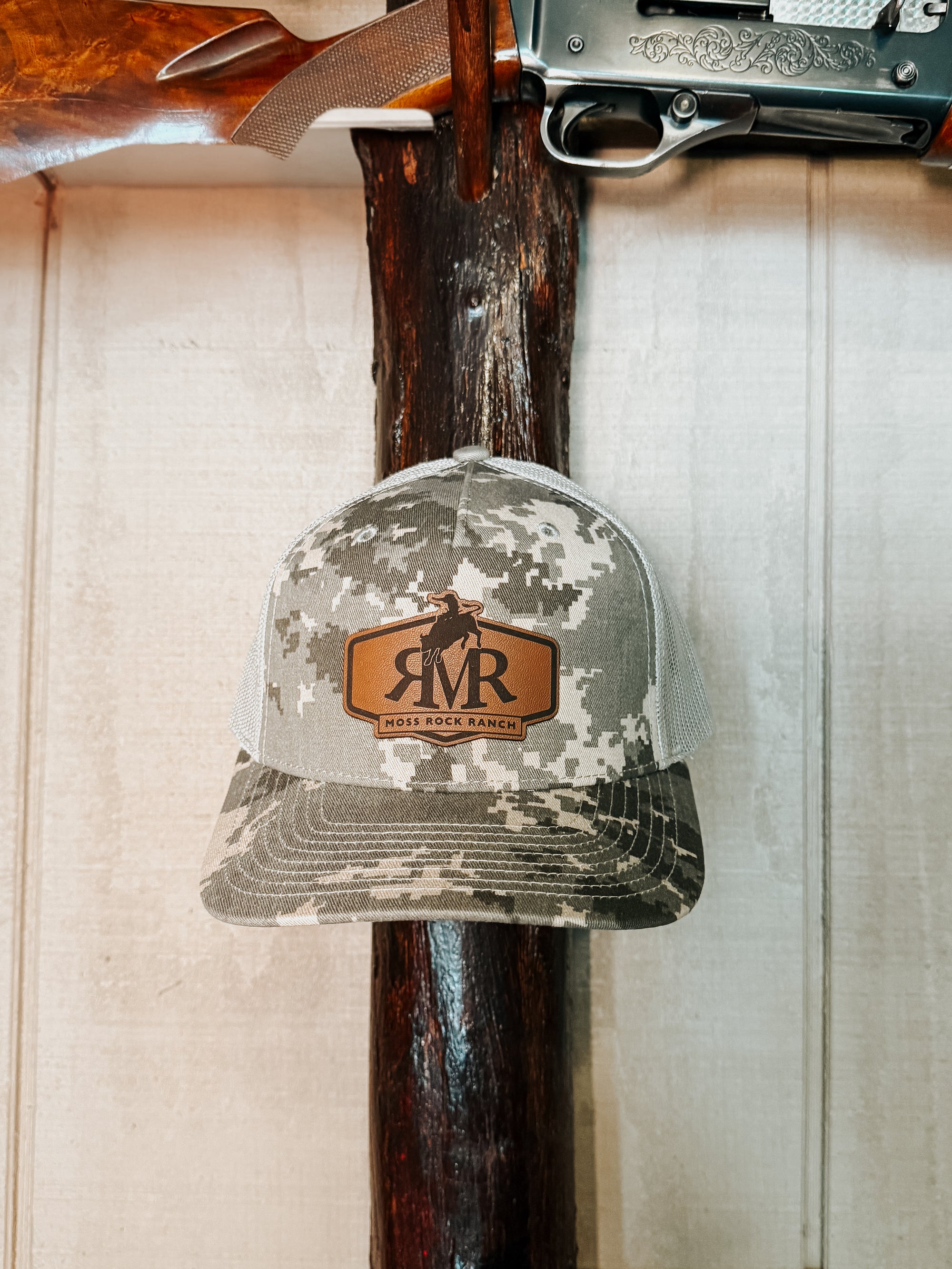 Bucking Bull Hat: Army Camo