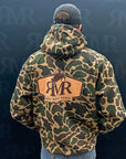 Bucking Bull Hoodie: Duck Camo