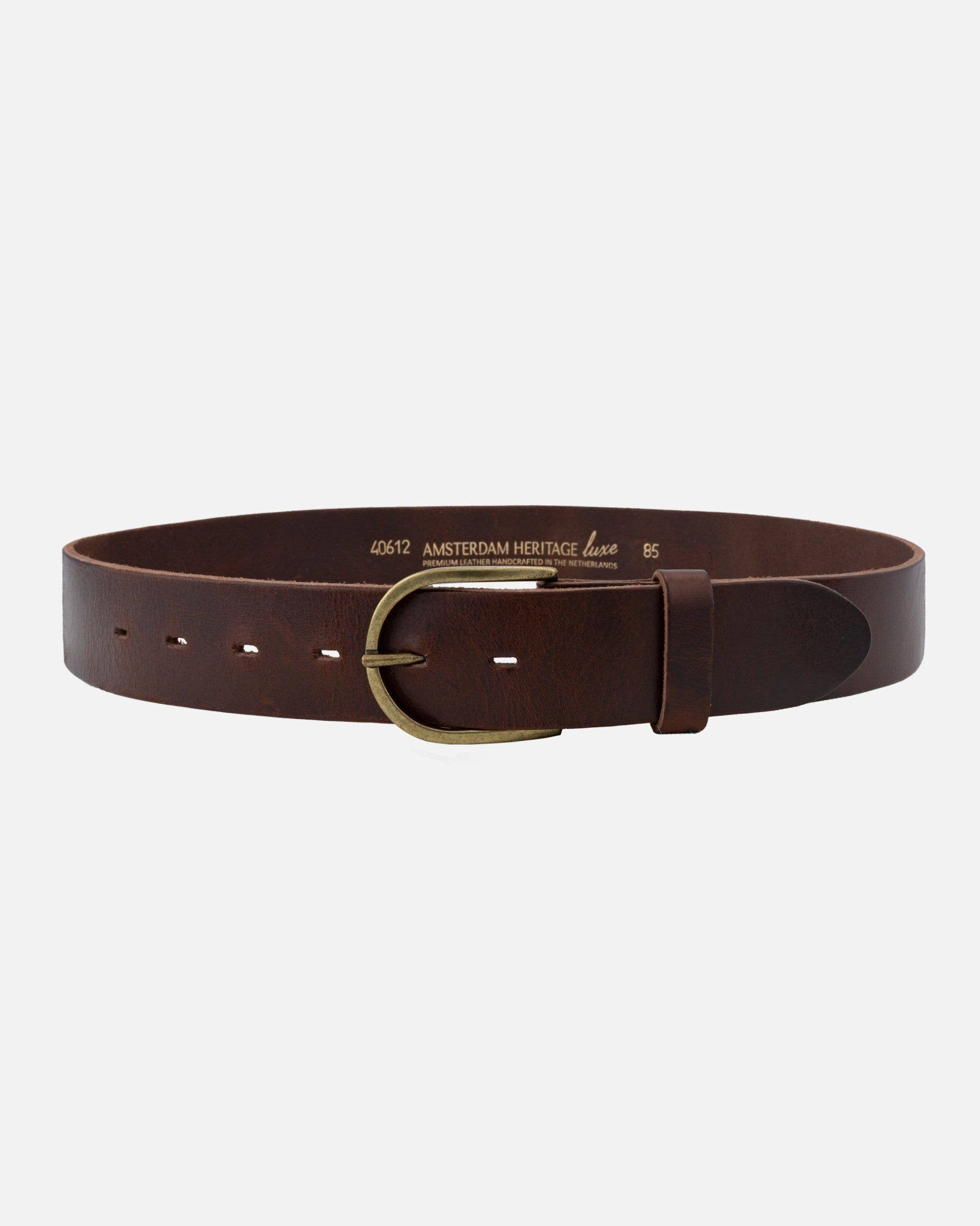 MADE TO ORDER Caro | Classic Interchangeable Leather Belt: Camel