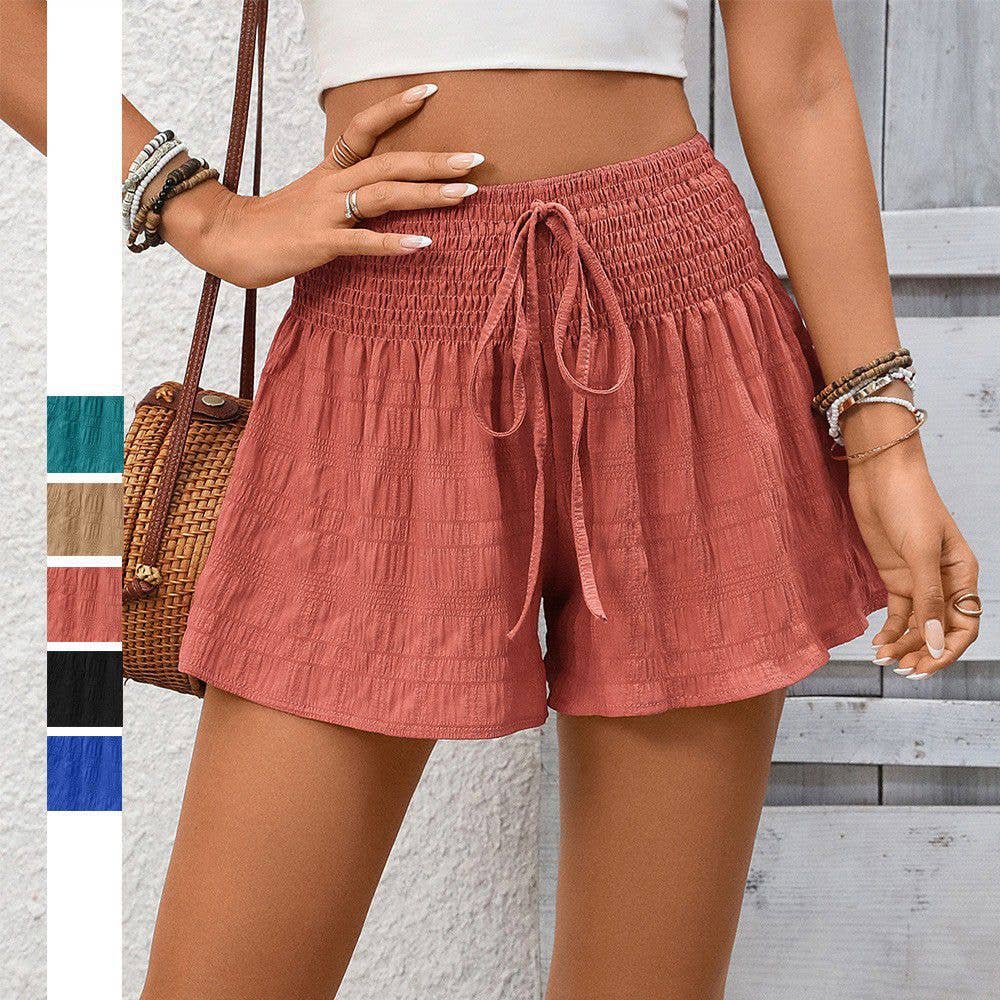 Women High Waist Ruffle Skort
