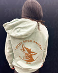 Coyote Cry Hoodie: Sea Foam