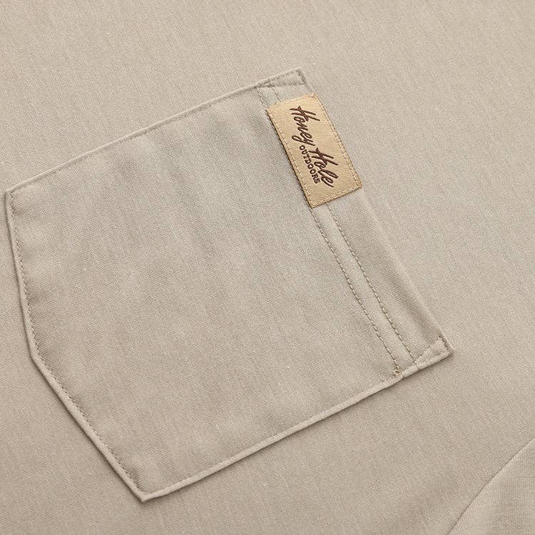 Drift Performance Crew - Long Sleeve - Tan: Medium