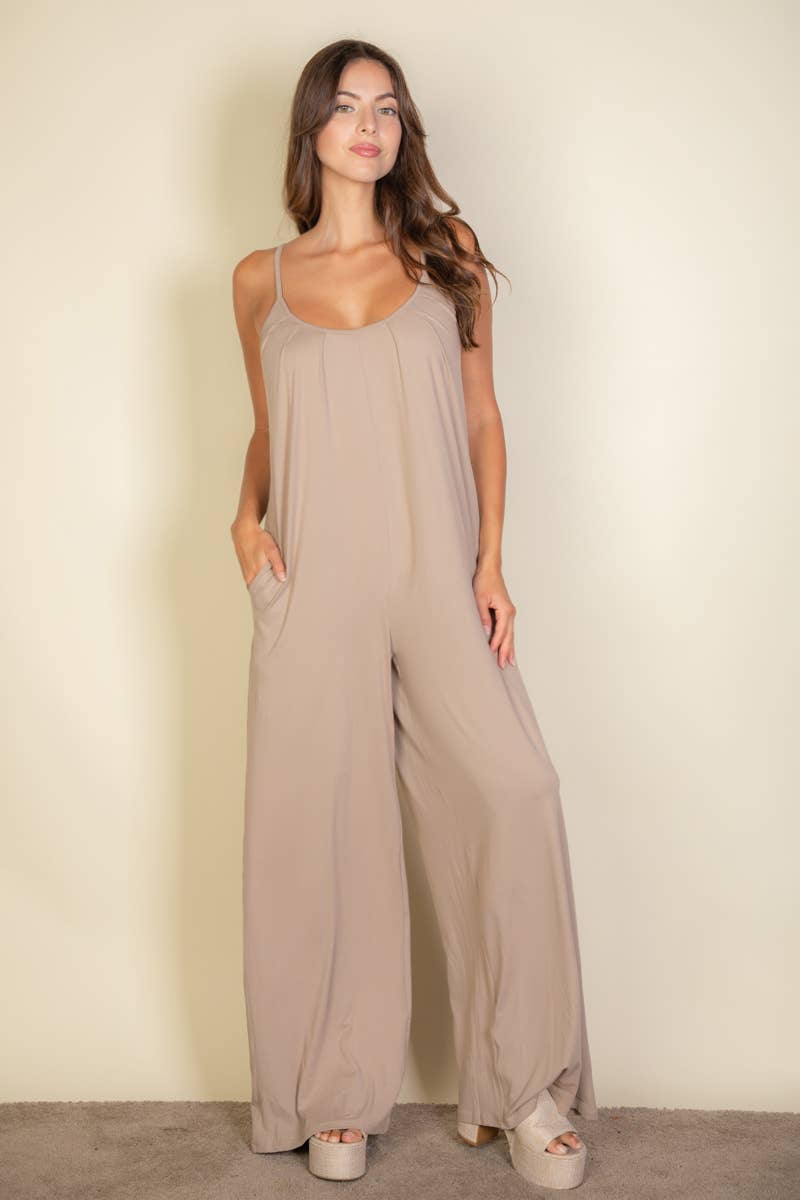 Classy Casual Jumpsuit: Black