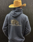 Bison Hoodie: Navy