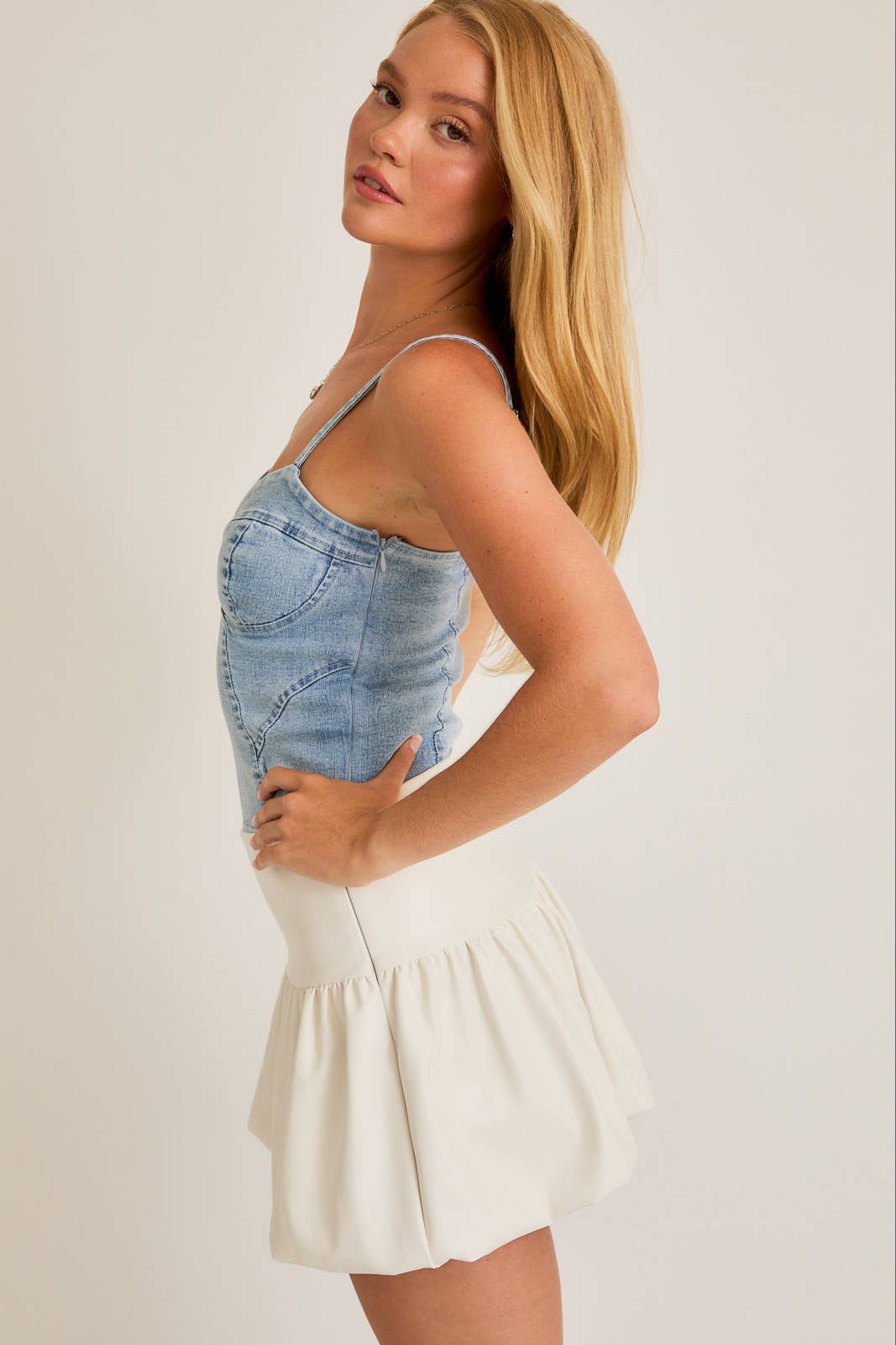 Denim Bodysuit