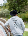 Cowboy Bones Hoodie: Grey