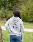 Cowboy Bones Hoodie: Grey