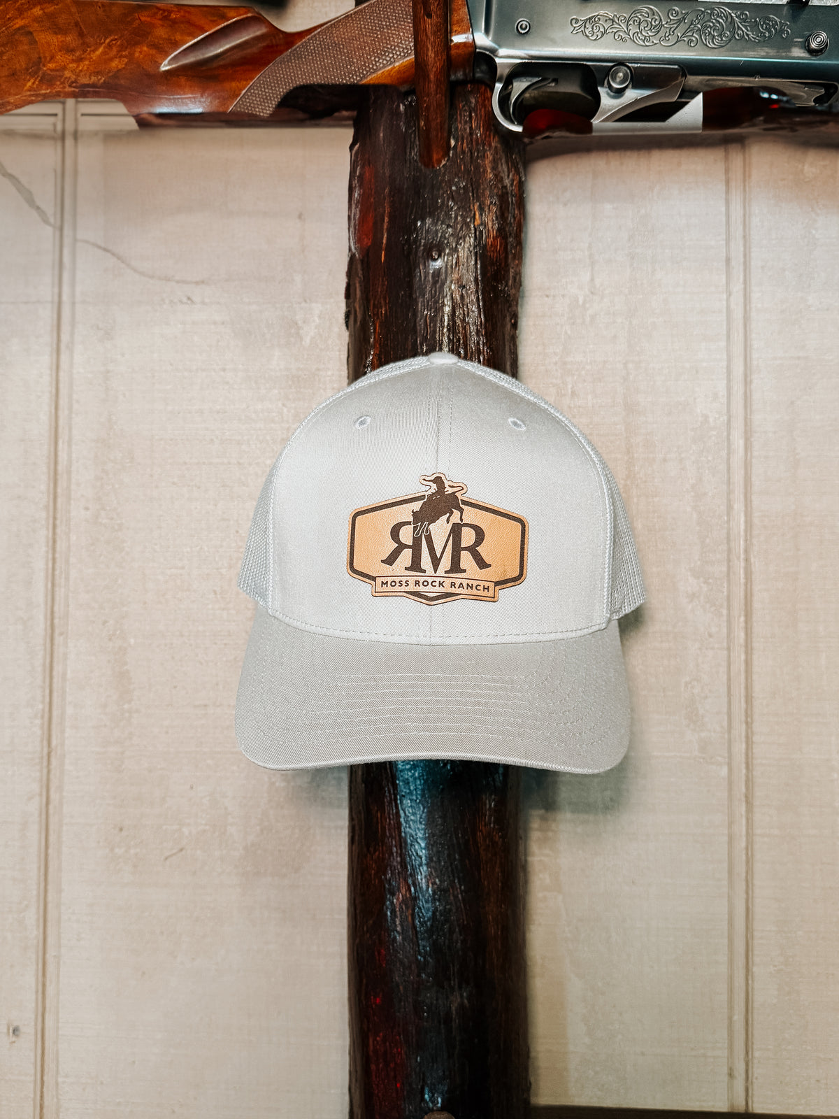 Gray Ranch Riding Hat Bucking Bull Hat: Grey – Moss Rock Ranch