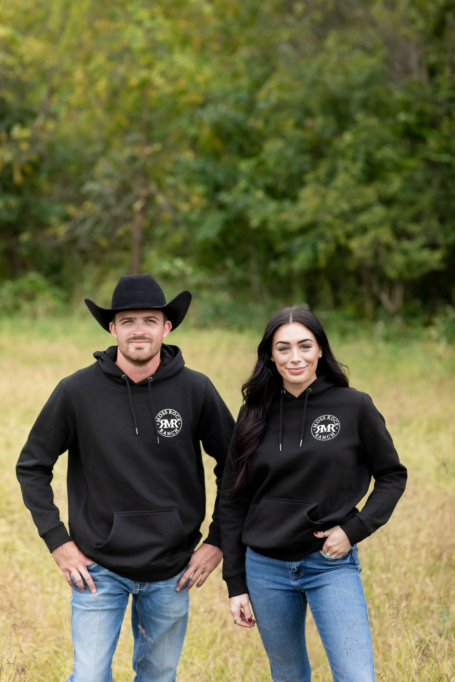 Cowboy Bones Hoodie: Black