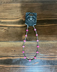 Navajo pearl necklace-pink