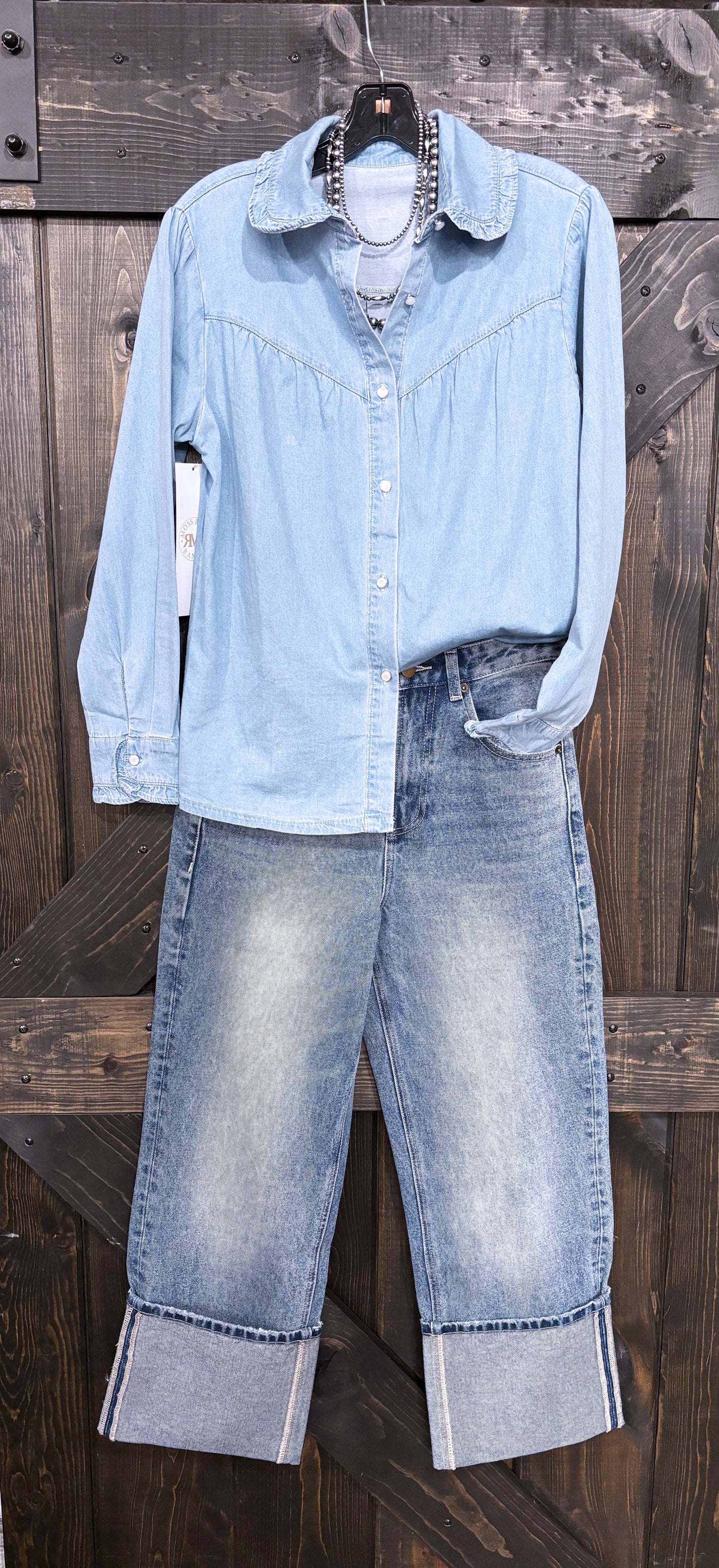 Denim Day Blouse