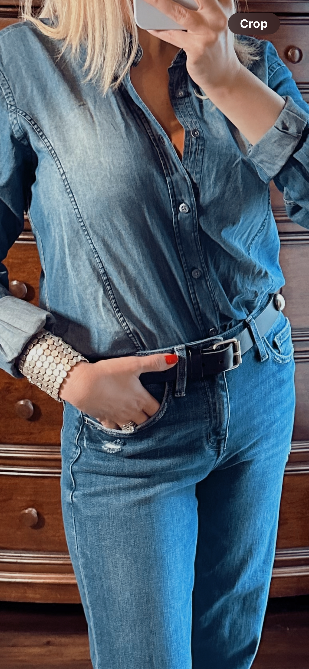 Concho Leather Belt