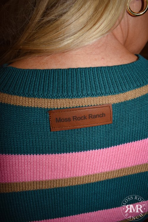 Neon Moon Striped Sweater Top