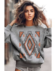VINTAGE AZTEC MINERAL GRAPHIC SWEATWHIRTS