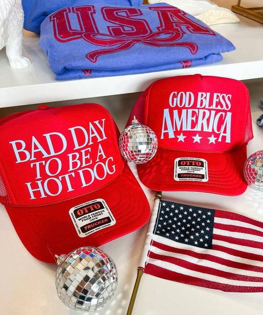 Bad Day to be a Hot Dog Trucker Hat