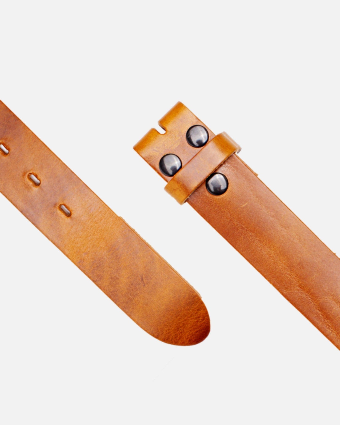 Caro | Classic Interchangeable Leather Belt: Camel