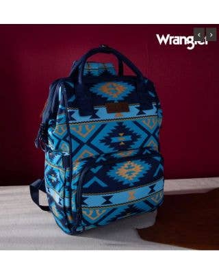 Wrangler Aztec Multi Function Backpack: Red
