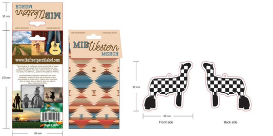 Checkerboard Show Sheep Air Freshener