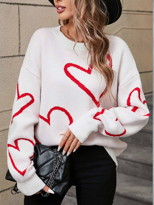 Big Love Color Matching Sweater