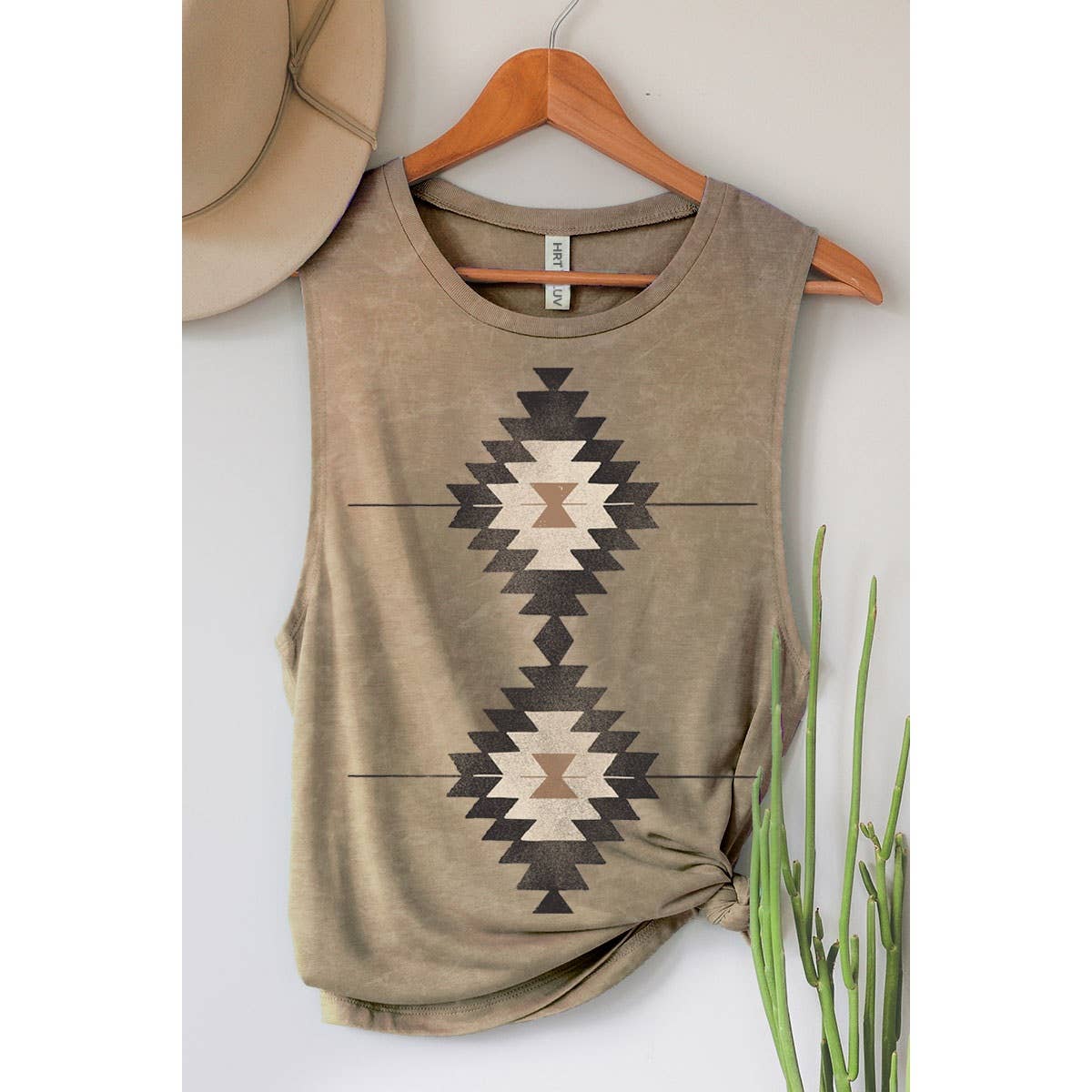 Aztec Graphic Tank Top