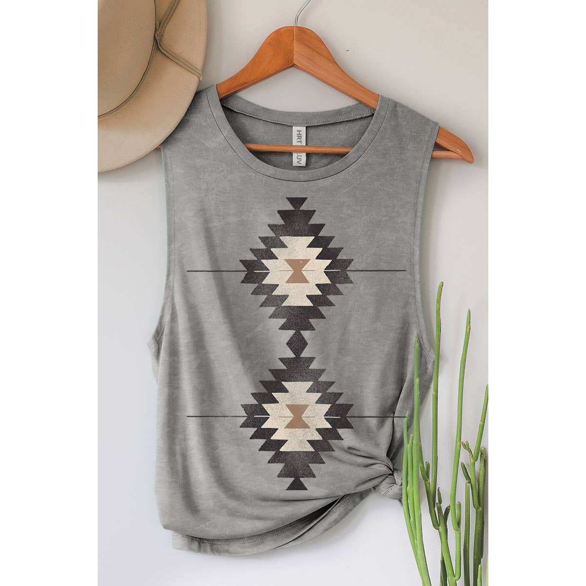 Aztec Graphic Tank Top