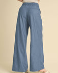 Blue Striped Pants