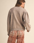 Coffee Turtle Neck Sweater